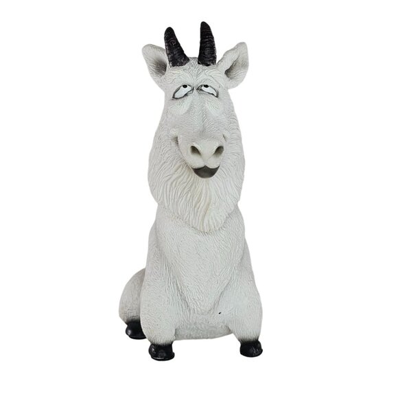 Coyote Enterprises Mountain Goat Bobblehead Comical Resin - Picture 1 of 8